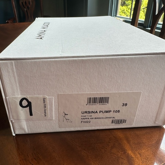 AMINA MUADDI URSINA PUMP 105 WHITE NAPA - Picture 4 of 13